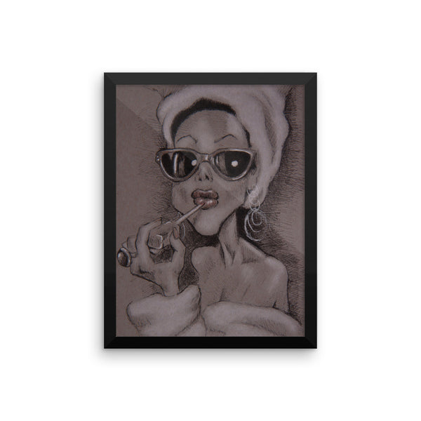 Framed Poster - Audrey