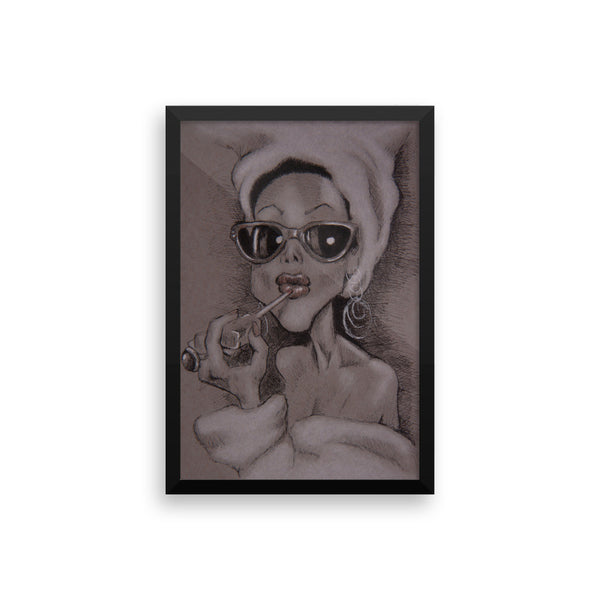 Framed Poster - Audrey